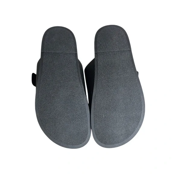 NWT Mila Paoli Black Raffia Slides - Picture 3 of 4